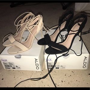 Aldo - Lace Up Heels (2 pairs)